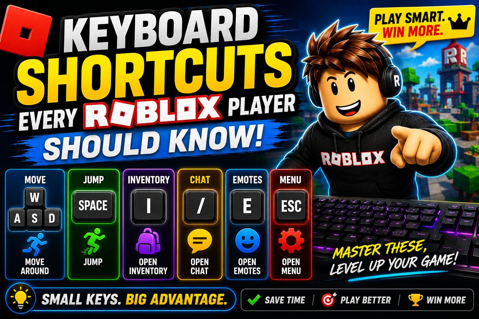 Keyboard Shortcuts Every Roblox Player Should Know