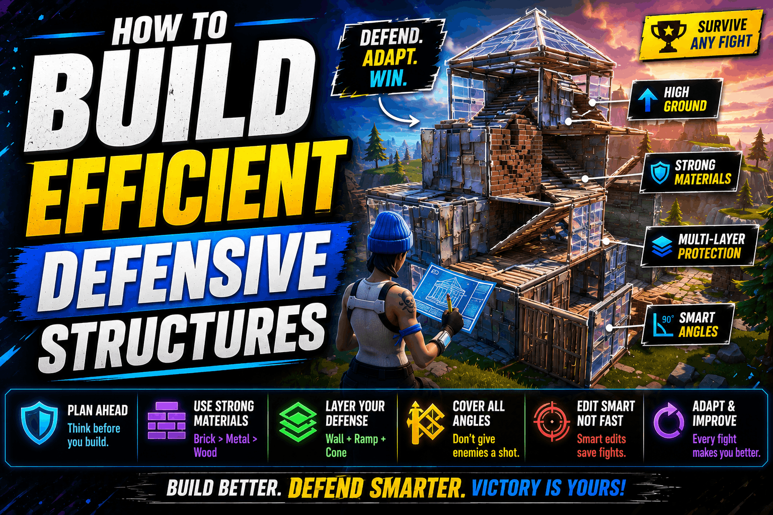 How to Build Efficient Defensive Structures