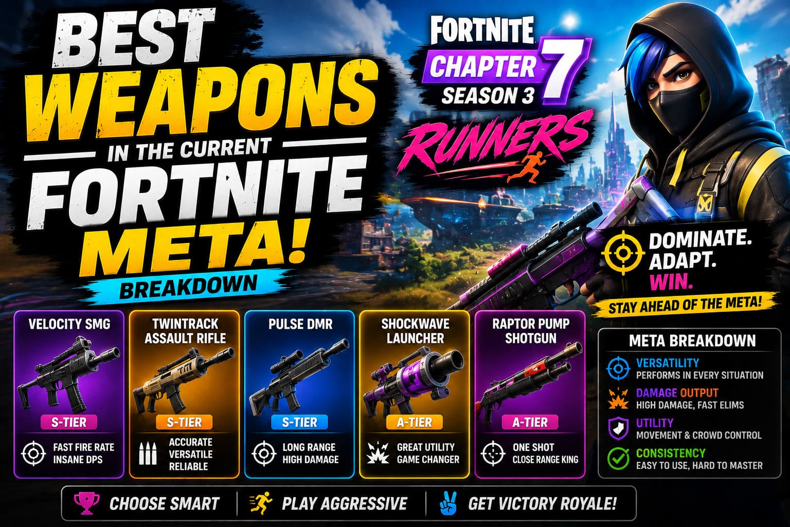 Best Weapons in the Current Fortnite Meta
