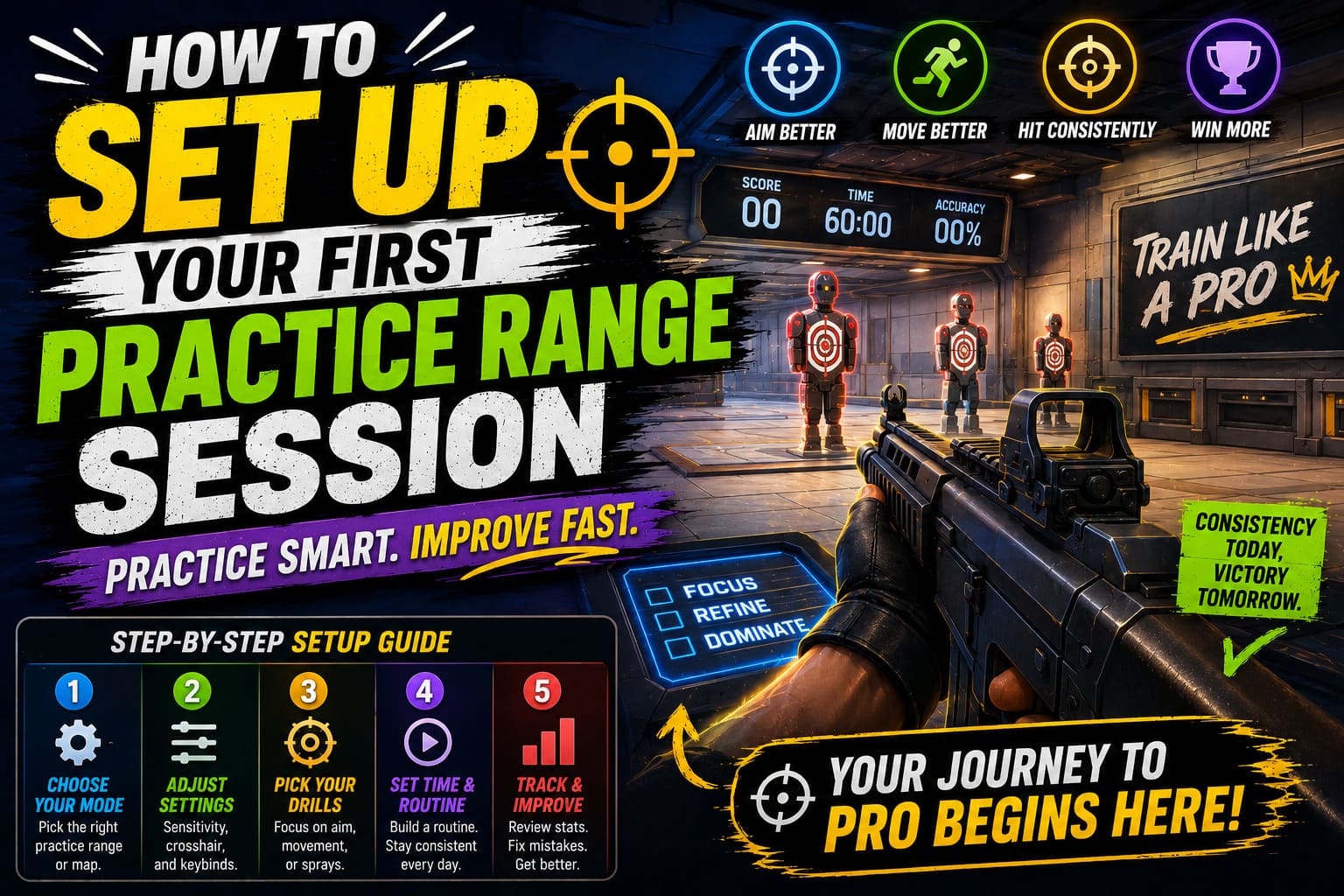 How to Set Up Your First Practice Range Session