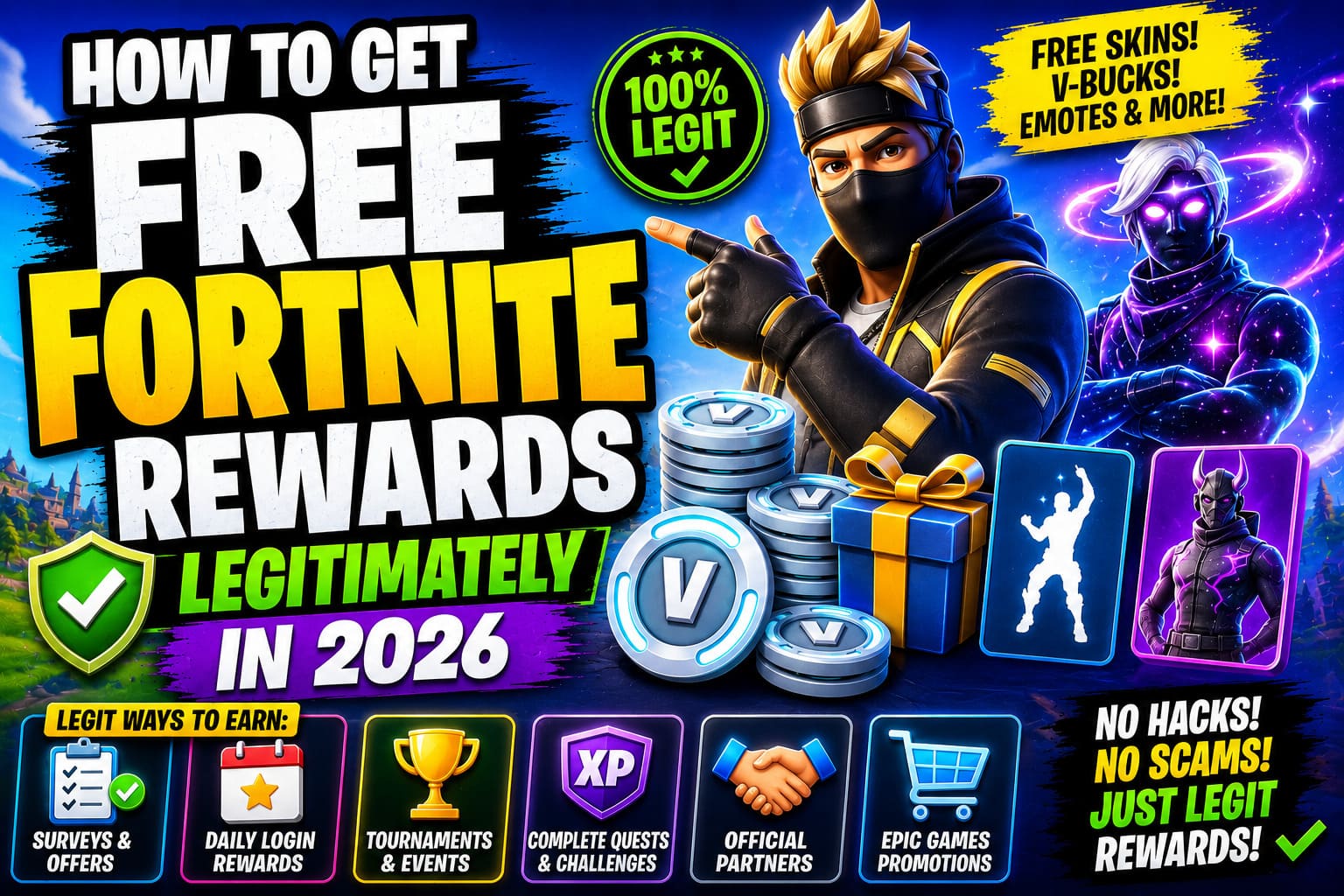 How to Get Free Fortnite Rewards Legitimately in 2026